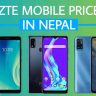 ZTE Mobiles Price in Nepal: Features and Specs