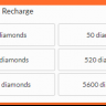 free fire “25 diamond” top up bd bkash 50 100,210,520 diamond